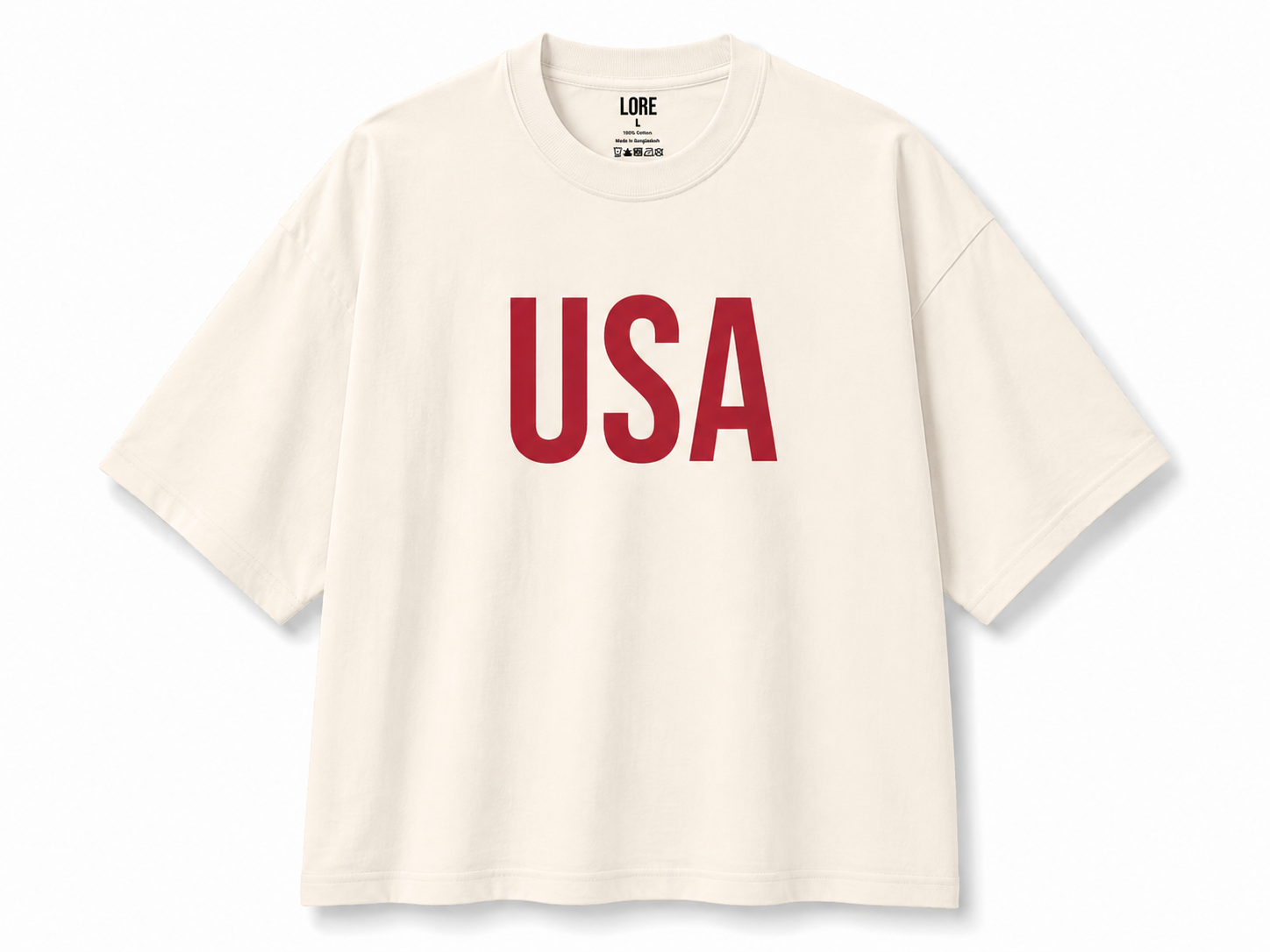 USA Heritage Oversized Boxy Tee