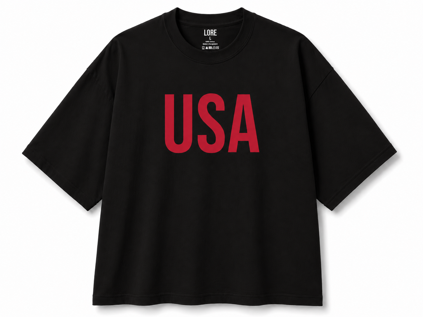 USA Heritage Oversized Boxy Tee