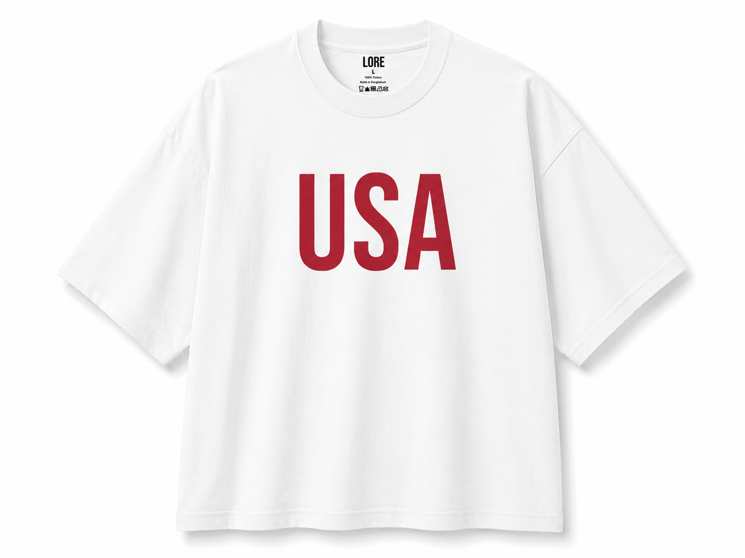 USA Heritage Oversized Boxy Tee