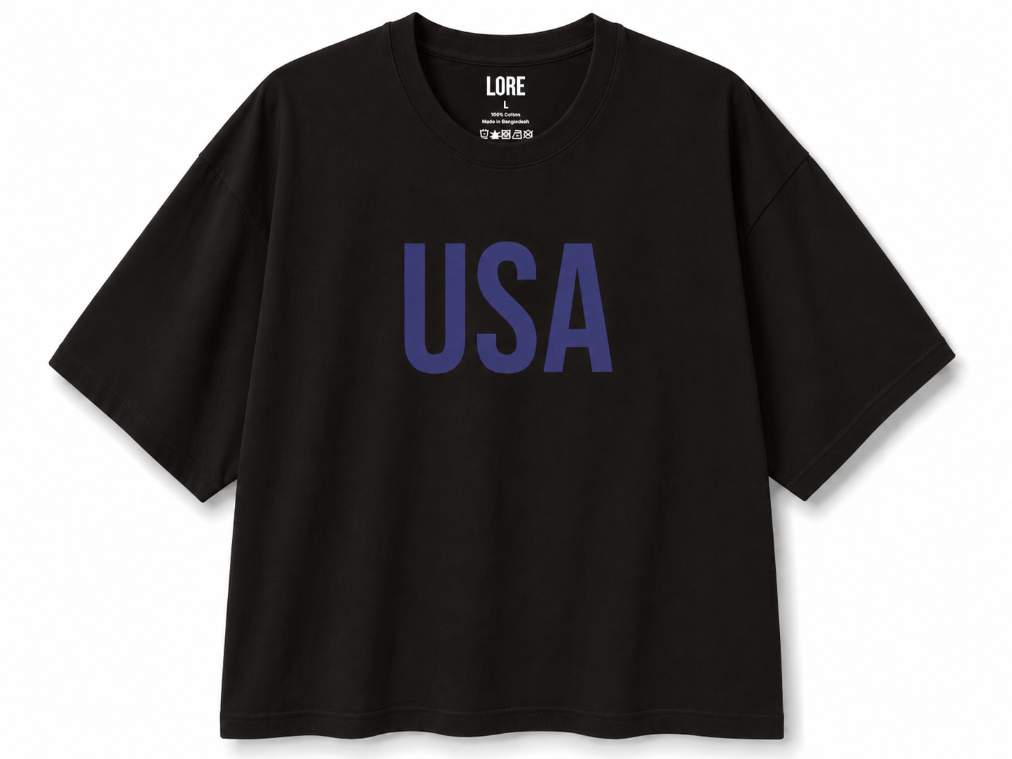 USA Classic Oversized Boxy Tee