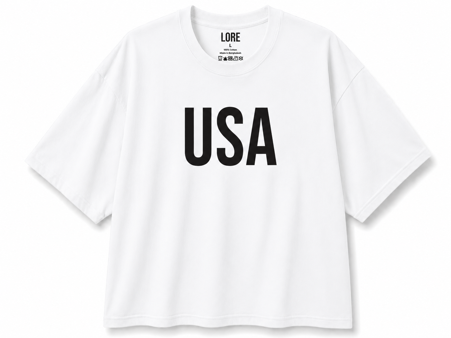 USA Oversized Boxy Tee