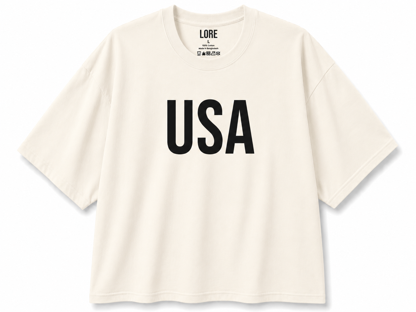 USA Oversized Boxy Tee