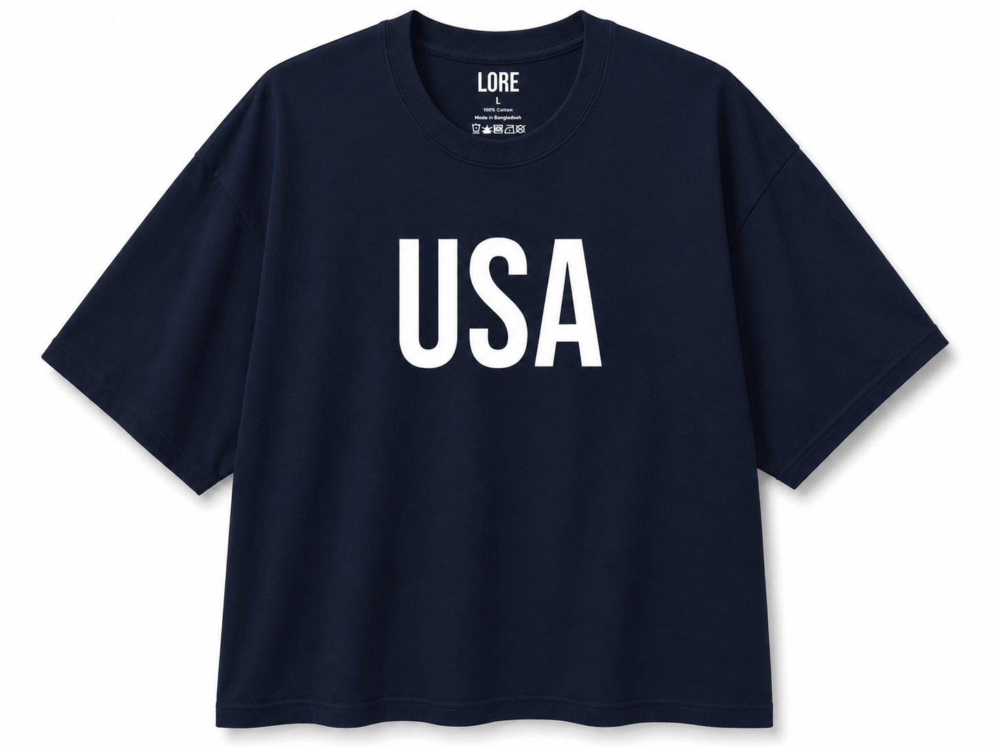 USA Oversized Boxy Tee