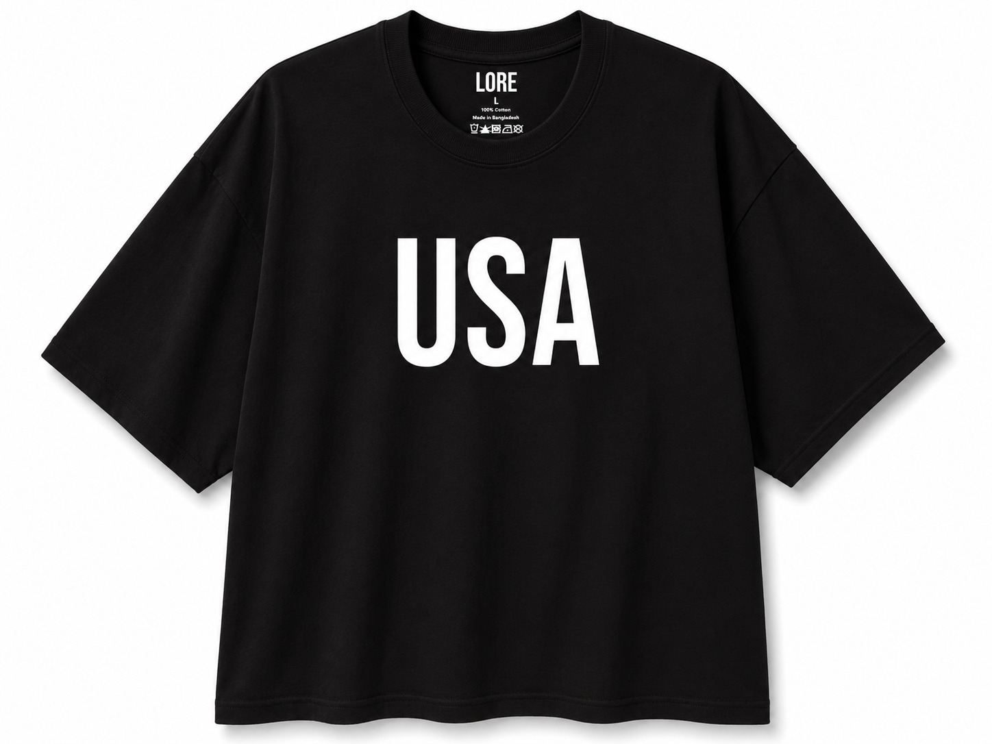 USA Oversized Boxy Tee