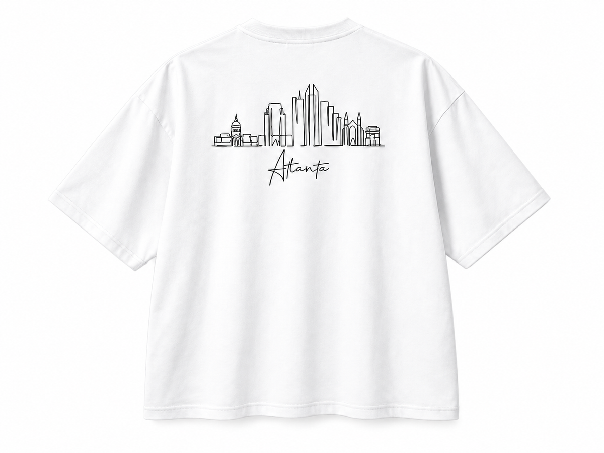 Atlanta Skyline Oversized Boxy Tee