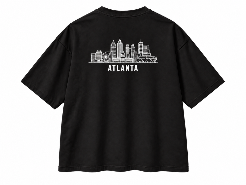 Atlanta Skyline II Oversized Boxy Tee