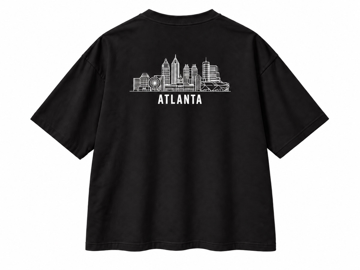 Atlanta Skyline II Oversized Boxy Tee